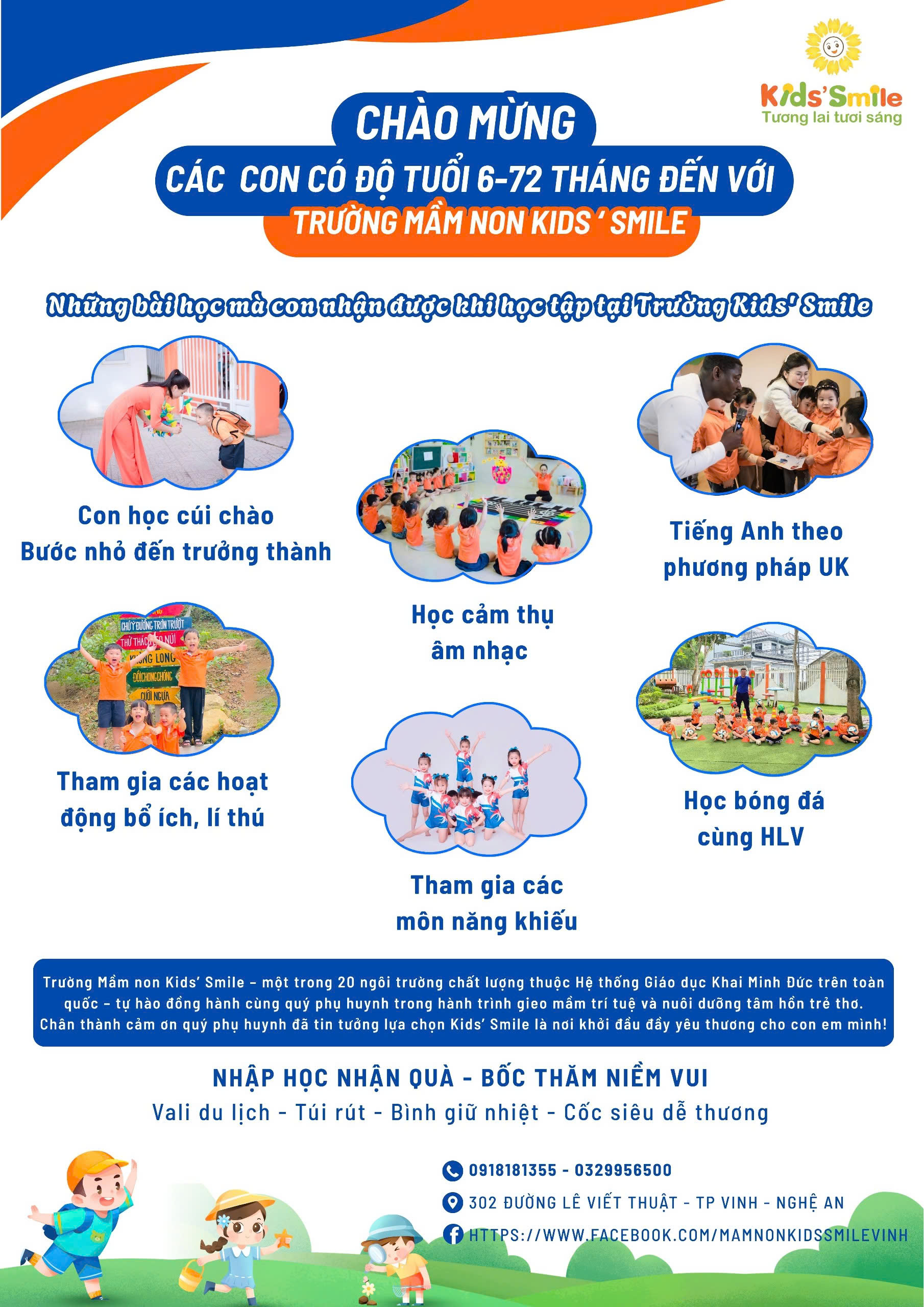 Thực đơn tuần mùa đông cho trẻ và giáo viên tại Kids' Smile